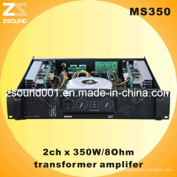 2 канала 350W профессиональные Transformer аудио усилители (ZSOUND MS350)
